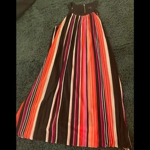 Flowy Stripped Chiffon Dress